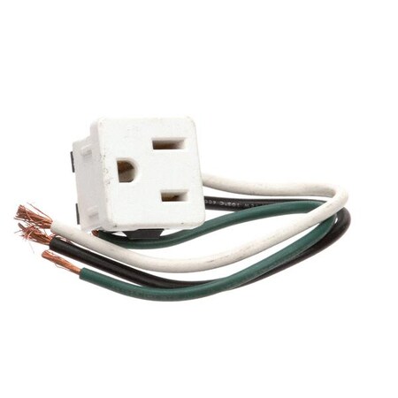 Hussmann (E)Recpt Snap-In Wht 1374-1W 125010443